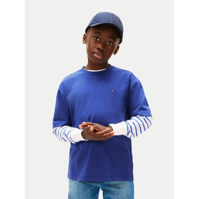 Εικόνα του Tommy Hilfiger T Shirt Essential Archive KB0KB09646 M Μπλε Regular Fit