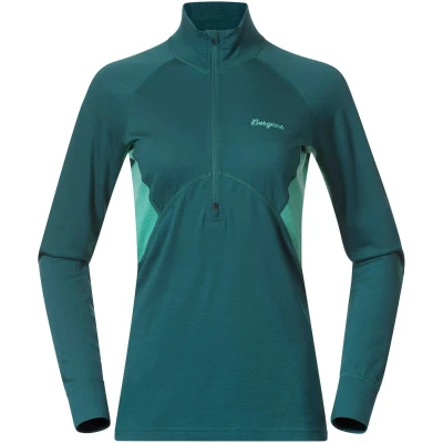 Εικόνα του Bergans of Norway Inner:Pure Merino Half Zip Women ondergoed tops