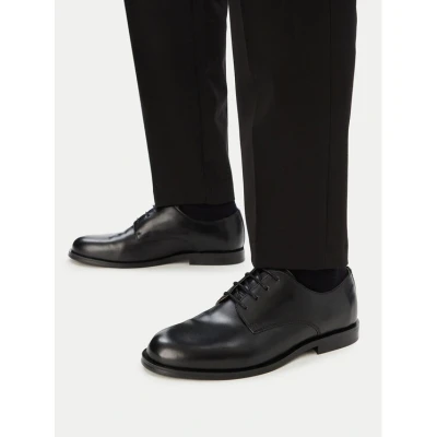 Εικόνα του Calvin Klein Κλειστά παπούτσια Ess Rubber Derby Lth HM0HM02056 Μαύρο