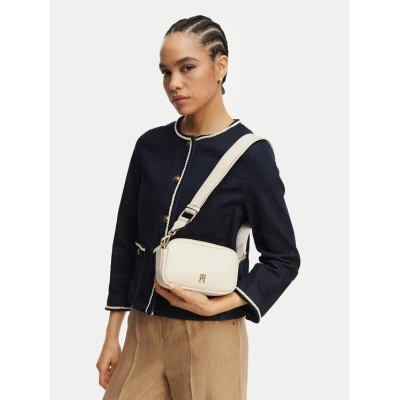 Εικόνα του Tommy Hilfiger Τσάντα Th Logotape Camera Bag AW0AW18741 Λευκό