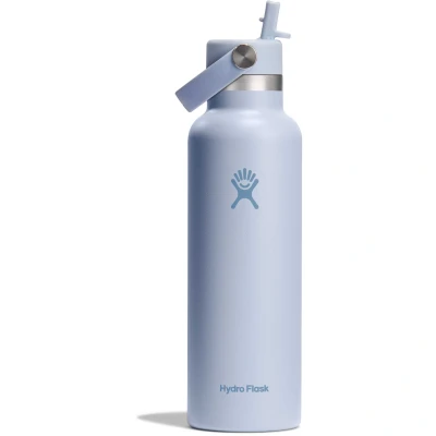 Εικόνα του Hydro Flask 21oz / 621ml Standard Mouth + Flex Ψάθινο καπάκι Μπουκάλι νερού