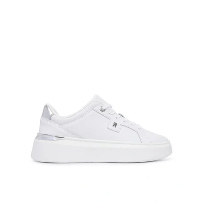 Εικόνα του Tommy Hilfiger Platform CHIC white/silvercoloured, Γυναίκες, Μέγεθος: 37, White/silver/coloured - Παπούτσια