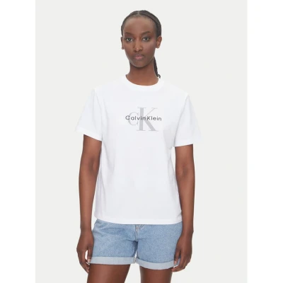 Εικόνα του Calvin Klein Jeans T Shirt Hero LV047B865G Λευκό Regular Fit
