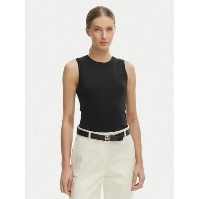 Εικόνα του Tommy Hilfiger Τοπ WW0WW47806 Μαύρο Slim Fit