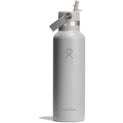 Εικόνα του Hydro Flask 21oz / 621ml Standard Mouth + Flex Ψάθινο καπάκι Μπουκάλι νερού