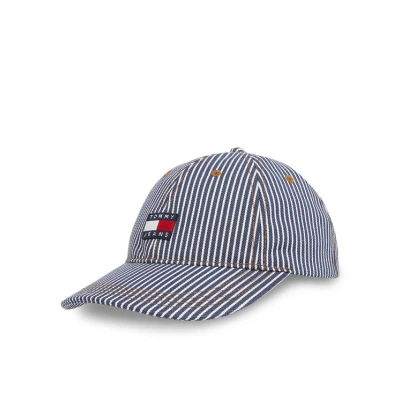 Εικόνα του Tommy Jeans Καπέλο Jockey Tjm Heritage Stripe Cap AM0AM13358 Σκούρο μπλε