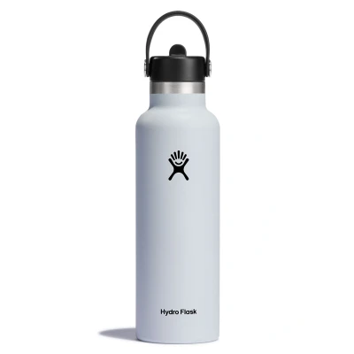 Εικόνα του Hydro Flask 21oz / 621ml Standard Mouth + Flex Ψάθινο καπάκι Μπουκάλι νερού