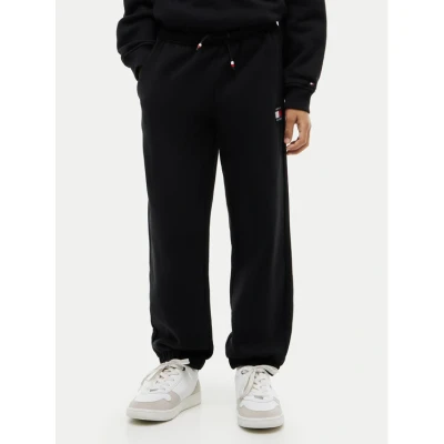 Εικόνα του Tommy Hilfiger Παντελόνι φόρμας KS0KS00715 M Μαύρο Regular Fit