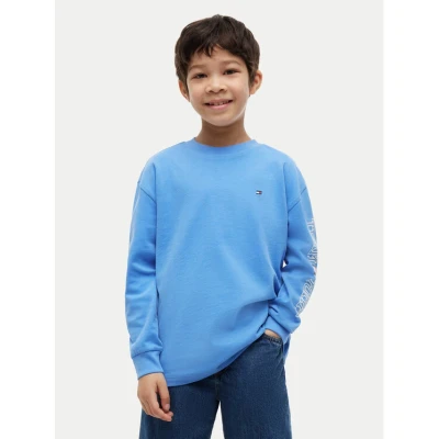 Εικόνα του Tommy Hilfiger Μπλουζάκι Graphic KB0KB10512 Ανοιχτό μπλε Regular Fit