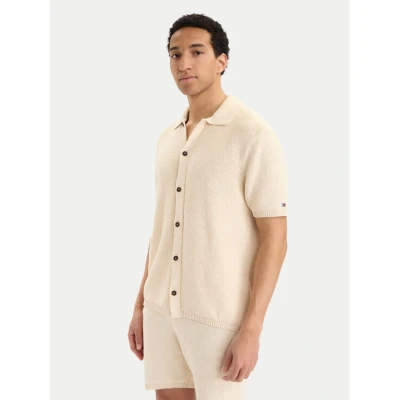 Εικόνα του Tommy Hilfiger Πουκάμισο MW0MW42796 Κρεμ Regular Fit