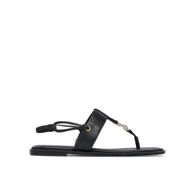 Εικόνα του Calvin Klein Σανδάλια Round Flat Sndl Thong Lth Hdw HW0HW02926 Μαύρο