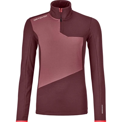 Εικόνα του Γυναικείο λαιμό με φερμουάρ Ortovox Fleece Light ondergoed tops