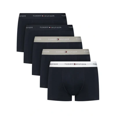 Εικόνα του Tommy Hilfiger Signature Trunk 5 PACK, Άνδρες, Μέγεθος: Small, Des sky/antique silver/white