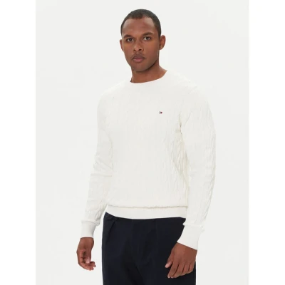 Εικόνα του Tommy Hilfiger Πουλόβερ MW0MW33132 Εκρού Regular Fit