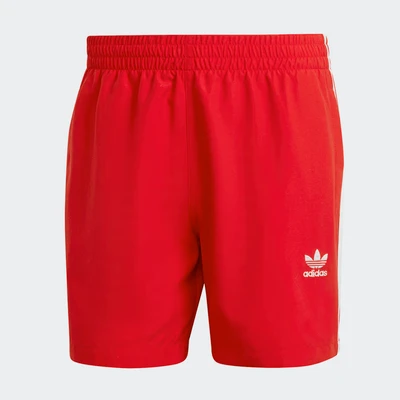Εικόνα του adidas Σορτς κολύμβησης Originals Adicolor 3 Stripes Swim Shorts H44768 Κόκκινο