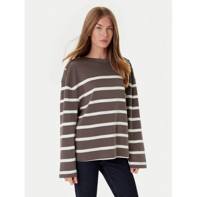 Εικόνα του Tommy Hilfiger Μπλουζάκι Gold Button WW0WW45760 Καφέ Relaxed Fit