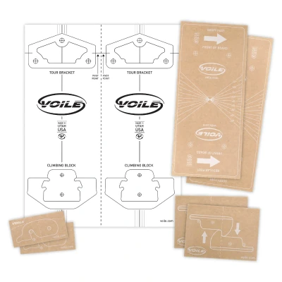 Εικόνα του Voile Template Sticker Pack DIY Στοιχείο Splitboard