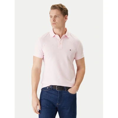 Εικόνα του Tommy Hilfiger 1985 SLIM FIT Pique POLO Shirt, Άνδρες, Μέγεθος: 3XL, Pink