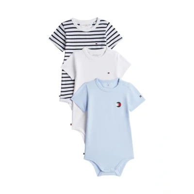 Εικόνα του Tommy Hilfiger Σετ παιδικά κορμάκια KN0KN02373 Γαλάζιο