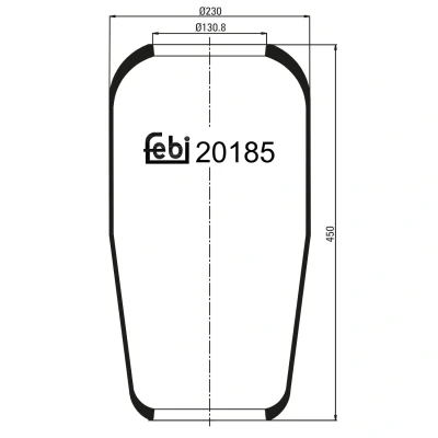 Εικόνα του FEBI BILSTEIN Φούσκα, πνευματική ανάρτηση 20185
