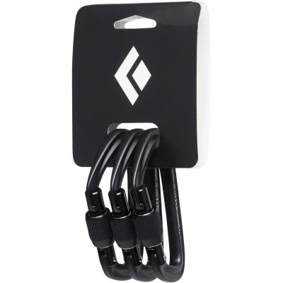 Εικόνα του Black Diamond Hotforge Screwgate Carabiner 3 Pack