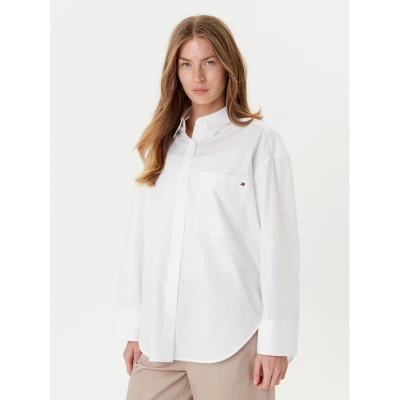 Εικόνα του Tommy Hilfiger Πουκάμισο New Easy WW0WW45892 Λευκό Relaxed Fit