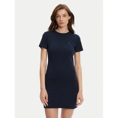 Εικόνα του Tommy Hilfiger Φόρεμα καθημερινό New Cody WW0WW42721 Σκούρο μπλε Slim Fit