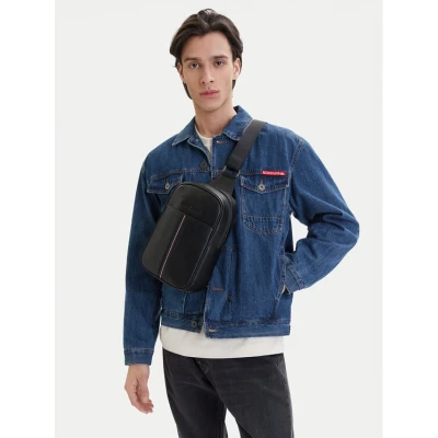 Εικόνα του Tommy Hilfiger Τσαντάκι Th Central Slingpack AM0AM14170 Μαύρο