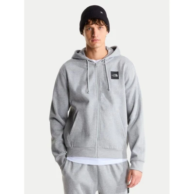 Εικόνα του The North Face BOX HALF DOME Regular FULL ZIP Hoodie, Άνδρες, Μέγεθος: Medium, Pale grey heather