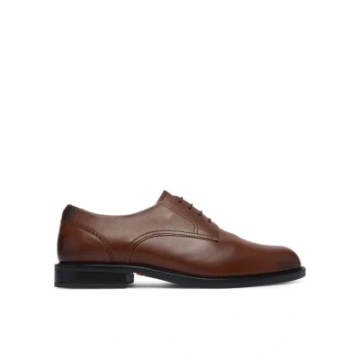 Εικόνα του Tommy Hilfiger Κλειστά παπούτσια Corporate Dressy Lth FM0FM06023 Καφέ
