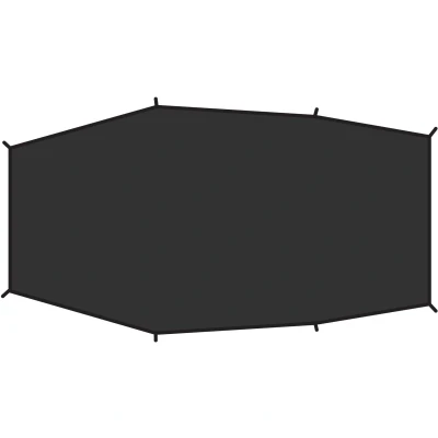 Εικόνα του Fjällräven Lite 3 Footprint Black Αξεσουάρ σκηνής