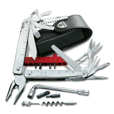 Εικόνα του Victorinox Swiss Tool X Plus Ratchet 38 Functions Tawny Leather Multitool