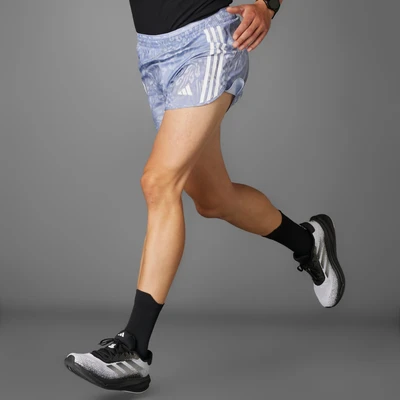 Εικόνα του adidas Αθλητικό σορτς Own the Run 3 Stripes JD7769 Μπλε Regular Fit