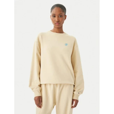Εικόνα του Tommy Hilfiger Μπλούζα Logo Embroidery WW0WW48724 Ανοιχτό μπεζ Relaxed Fit