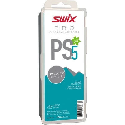 Εικόνα του Swix PS5 Turquoise, 10C/ 18C, 180g Κερί για σκι και snowboard