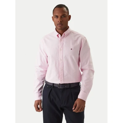 Εικόνα του Tommy Hilfiger Πουκάμισο Solid Heritage MW0MW35774 Ροζ Regular Fit