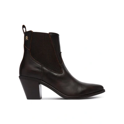 Εικόνα του Tommy Hilfiger Western Chelsea BOOT, Γυναίκες, Μέγεθος: 39, Brushed brown