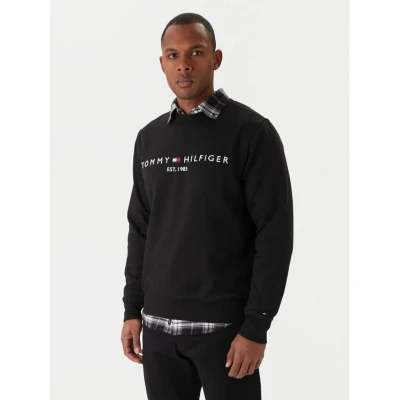 Εικόνα του Tommy Hilfiger Μπλούζα Logo MW0MW11596 Μαύρο Regular Fit