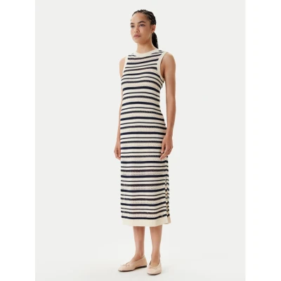 Εικόνα του Tommy Hilfiger Φόρεμα υφασμάτινο WW0WW45649 Μπεζ Slim Fit