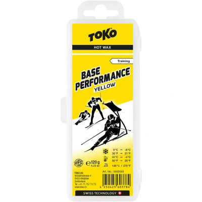 Εικόνα του TOKO Base Performance Yellow Wax 120g Κερί για σκι και snowboard