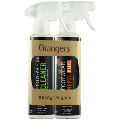 Εικόνα του Grangers Footwear and Gear Cleaner Spray + Repel Plus Eco Twin Pack Είδη συντήρησης για ρούχα