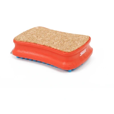 Εικόνα του Swix T0196B Combi Cork / Nylon Brush Rectangular Εργαλείο συντήρησης σκι και snowboard